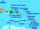 mappa Caraibi