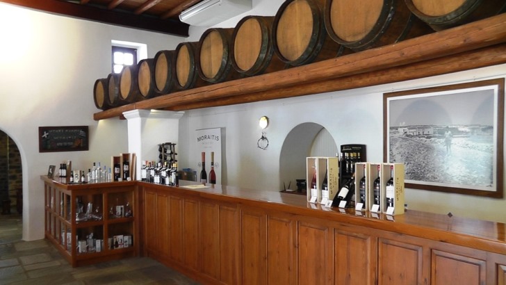 Moraitis winery Paros