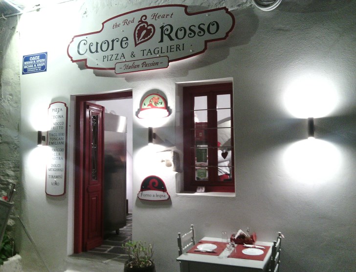 Paros ristorante italiano Cuore Rosso