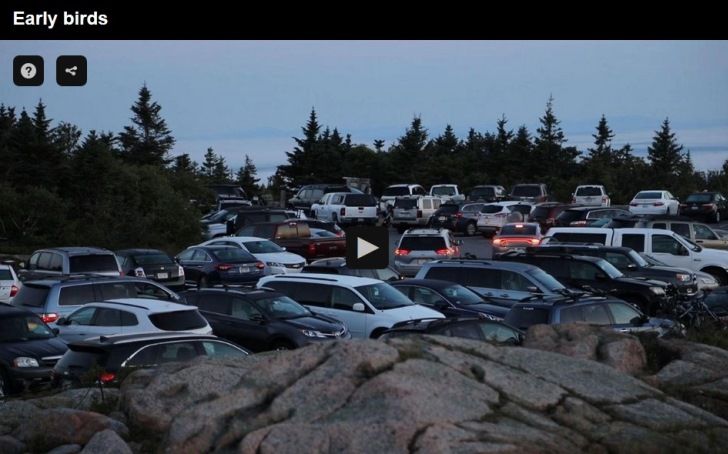 video dove vedere alba Acadia National Park Maine