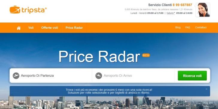 Price Radar Tripsta