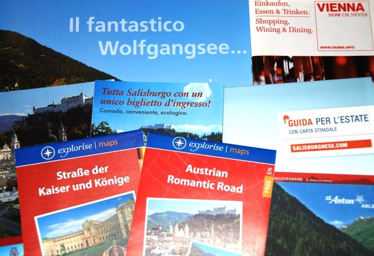 depliant brochure turismo Austria