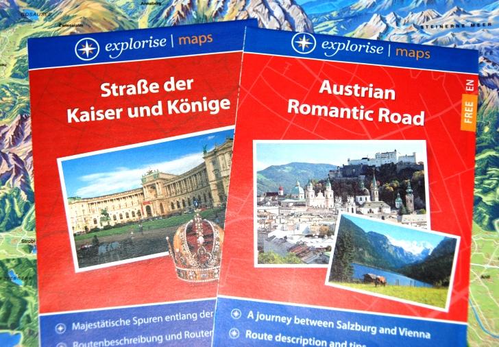 brochure mappe strade itinerari Austria