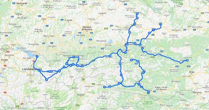 itinerari Austria