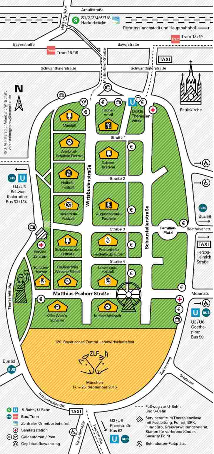 mappe Oktoberfest Monaco online e scaricabili in pdf