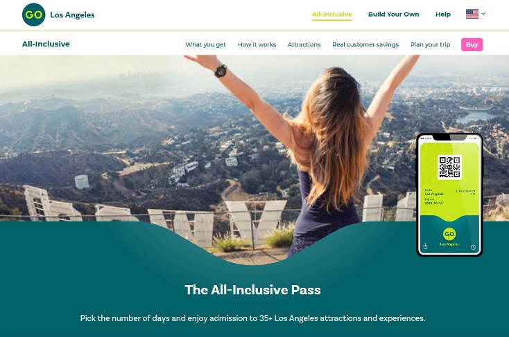 GO Los Angeles pass official website