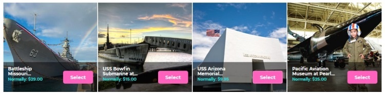 attrazioni Pearl Harbor Build Your Own Pass