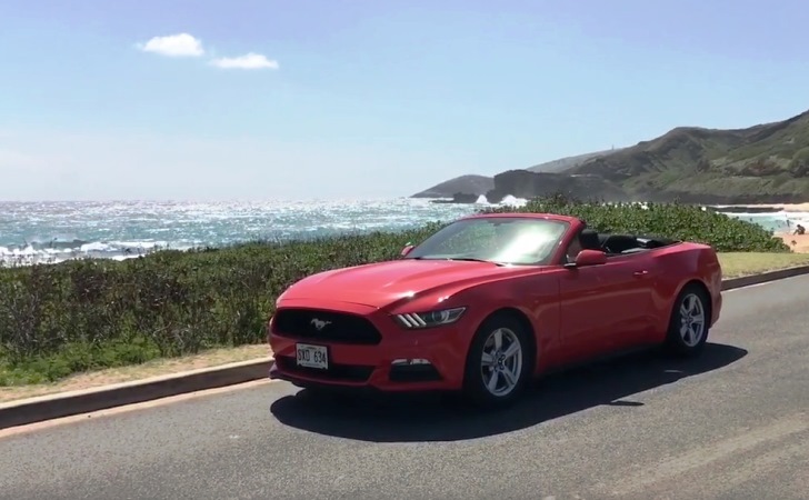 Mustang cabrio Hawaii