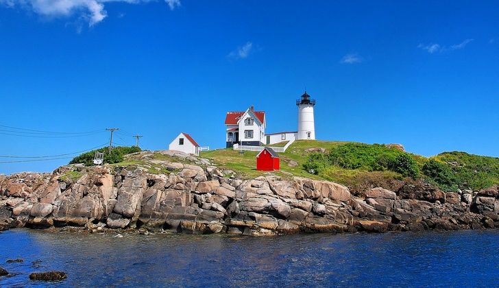 Maine fari Nubble lighthouse Cape Neddick