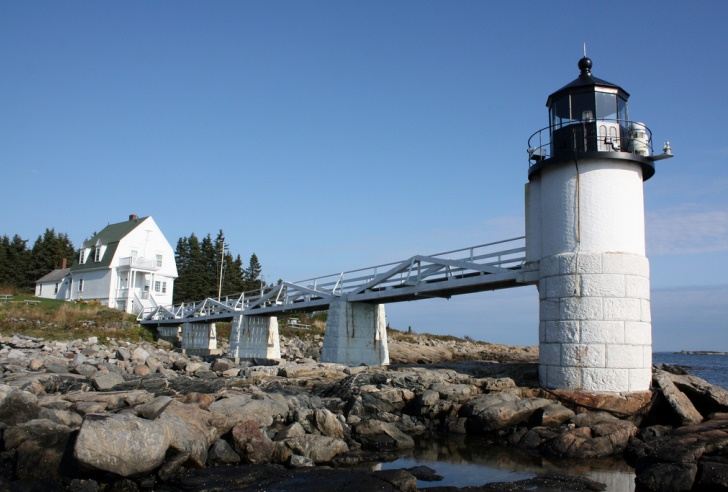 Marshall Point lighthouse Maine faro Forrest Gump