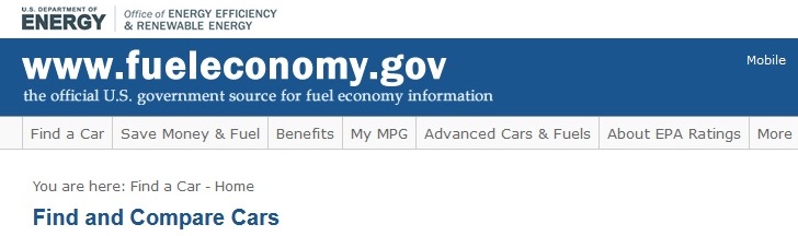 fueleconomy gov consumi mpg