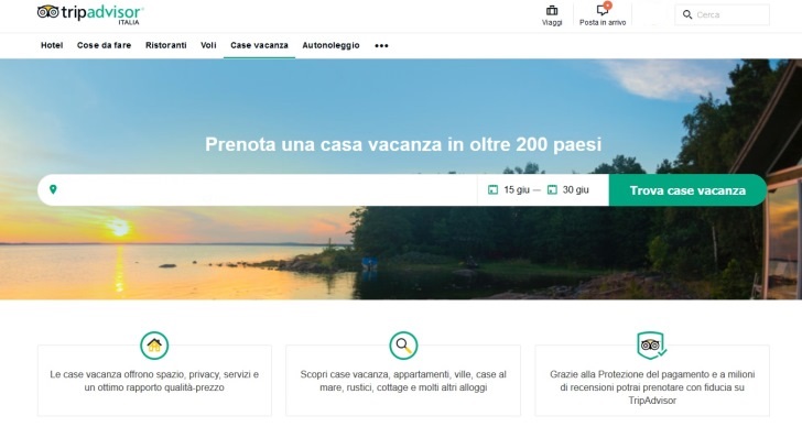 Tripadvisor Rentals affitto case vacanze